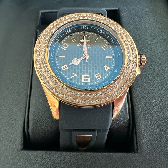 KYBOE! Women's Radiant Passion Swarovski Crystal Sport Watch 40mm Black - Picture 1 of 10